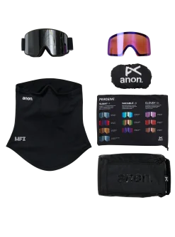 Anon M6 Brille + polarisiertes Perceive Brillenglas + MFI® Face Mask