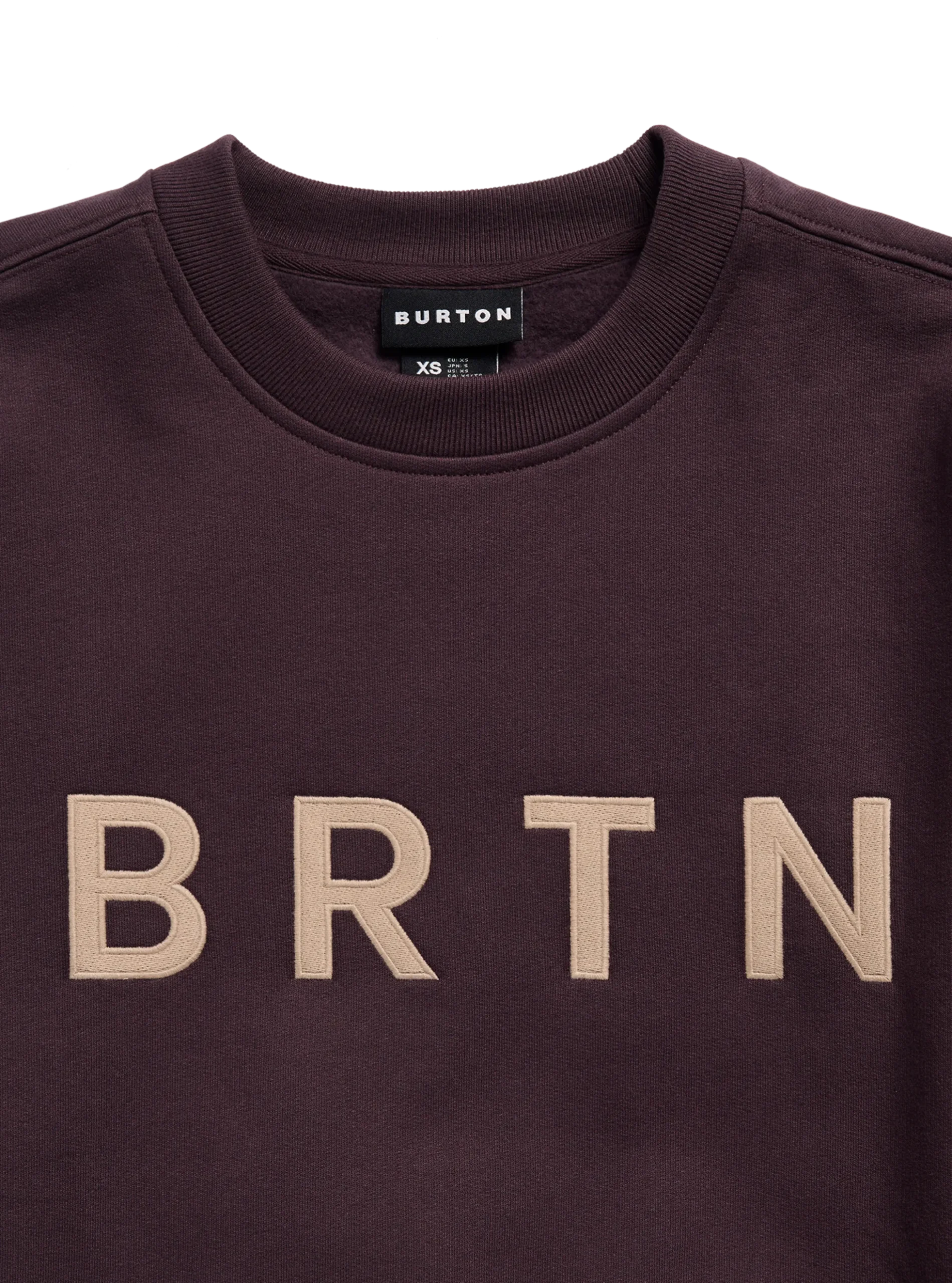 BRTN Sweatshirt mit Rundhalsausschnitt