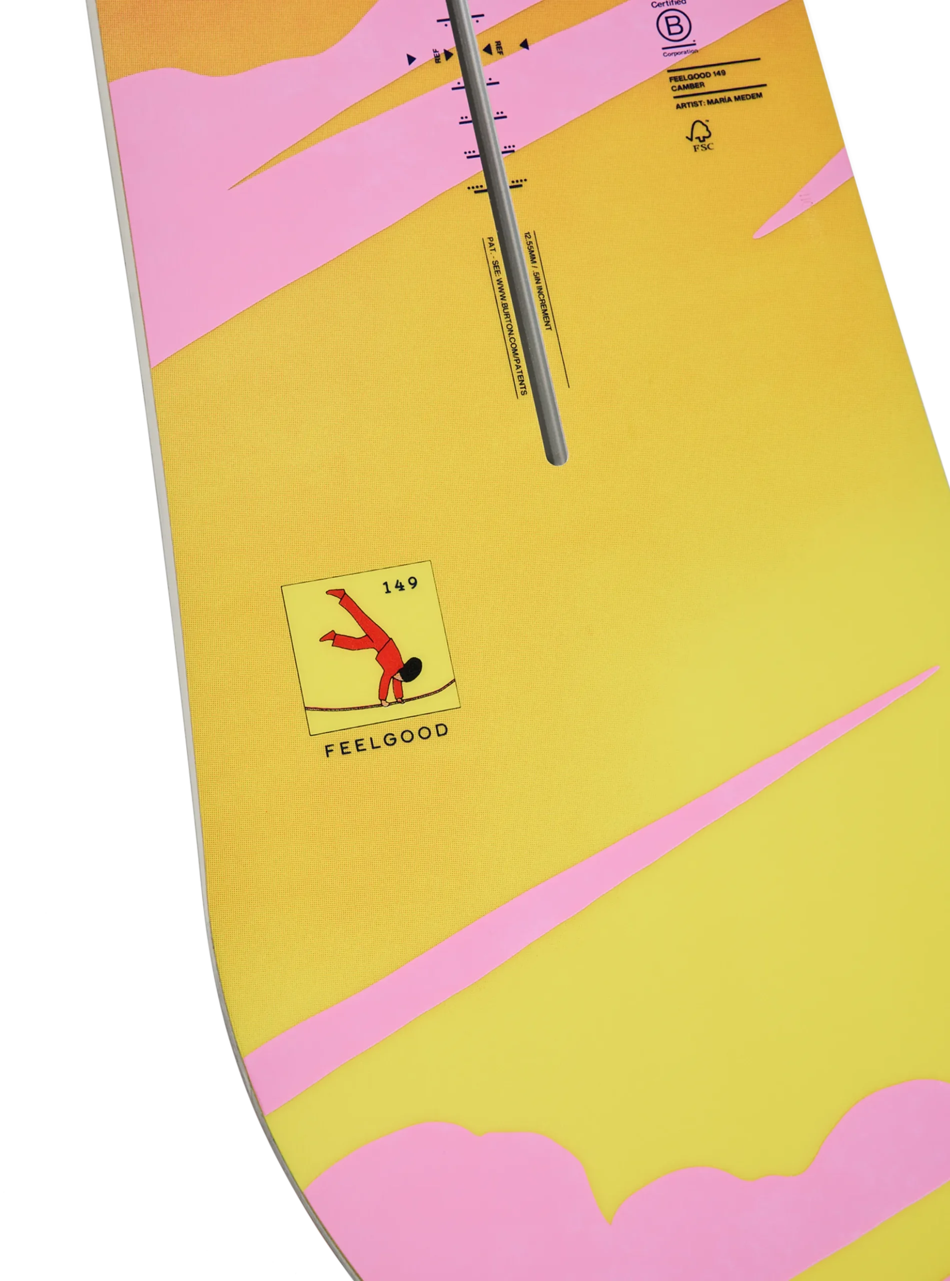 Burton Feelgood Camber Snowboard für Damen