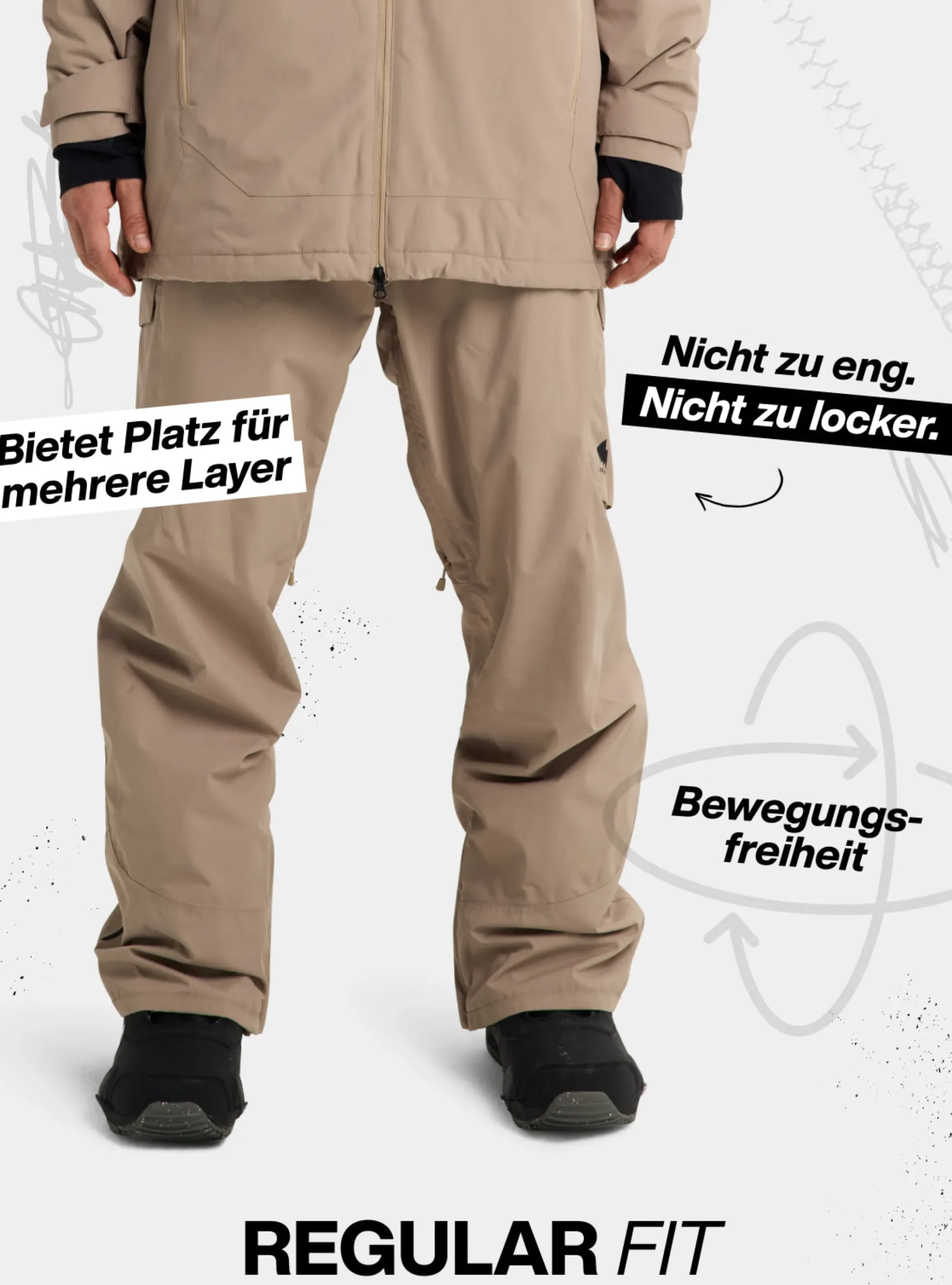 Burton Reserve 2L 3-in-1-Hose für Herren