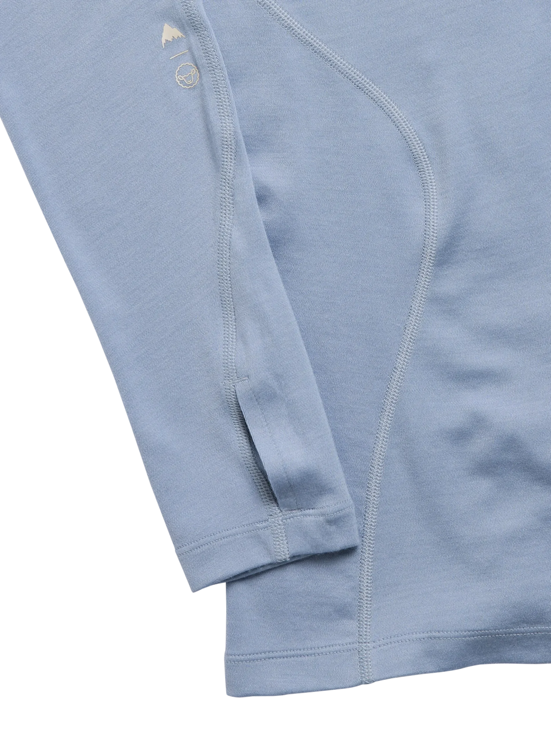 Damen Merino Blend Midweight Base Layer Crew