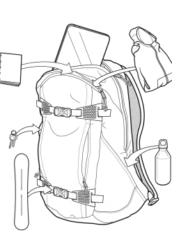 Day Hiker 22-Liter-Rucksack