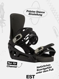 Escapade EST® Snowboardbindungen für Damen