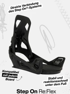 Step On® X Re:Flex Snowboardbindungen für Herren