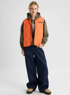 Synthetik-Steppweste für Damen